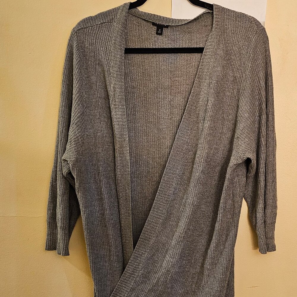 torrid long sweater corset accent cardigan NWOT
